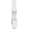 Ekena Millwork Davenport Architectural Grade PVC Gable Bracket, 84"W x 24 1/2"H x 4"D x 4"F, 7/12 Pitch GBP084X25X0404DAV00 - alternate 2